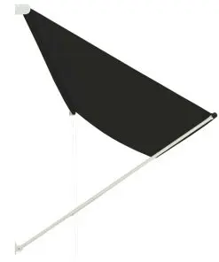 vidaXL Retractable Awning 400×150 cm Anthracite