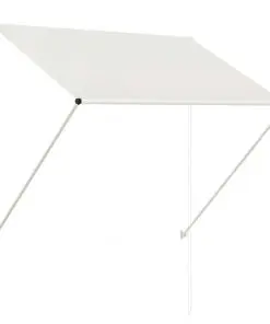 vidaXL Retractable Awning 150×150 cm Cream