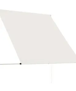 vidaXL Retractable Awning 150×150 cm Cream