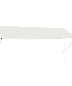 vidaXL Retractable Awning 350×150 cm Cream