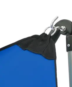 vidaXL Hammock with Foldable Stand Blue
