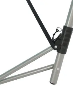 vidaXL Hammock with Foldable Stand Blue