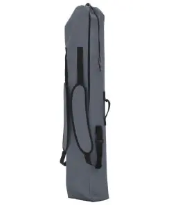 vidaXL Hammock with Foldable Stand Grey