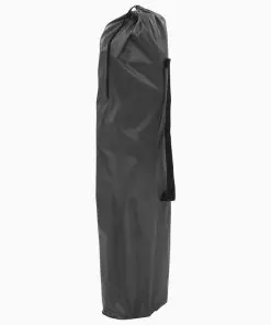 vidaXL Folding Camping Chairs 2 pcs 96x60x102 cm Grey