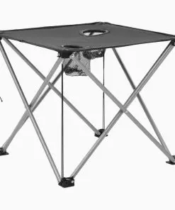 vidaXL Camping Table and Chair Set 3 Pieces Grey