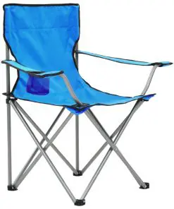 vidaXL Camping Table and Chair Set 3 Pieces Blue