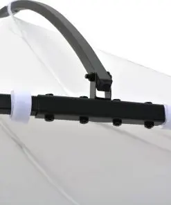 vidaXL Gazebo 300x300x290 cm White Round