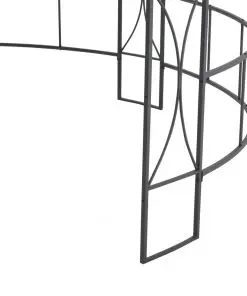 vidaXL Gazebo 300x300x290 cm White Round