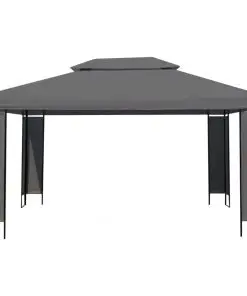 vidaXL Gazebo Anthracite 300×400 cm