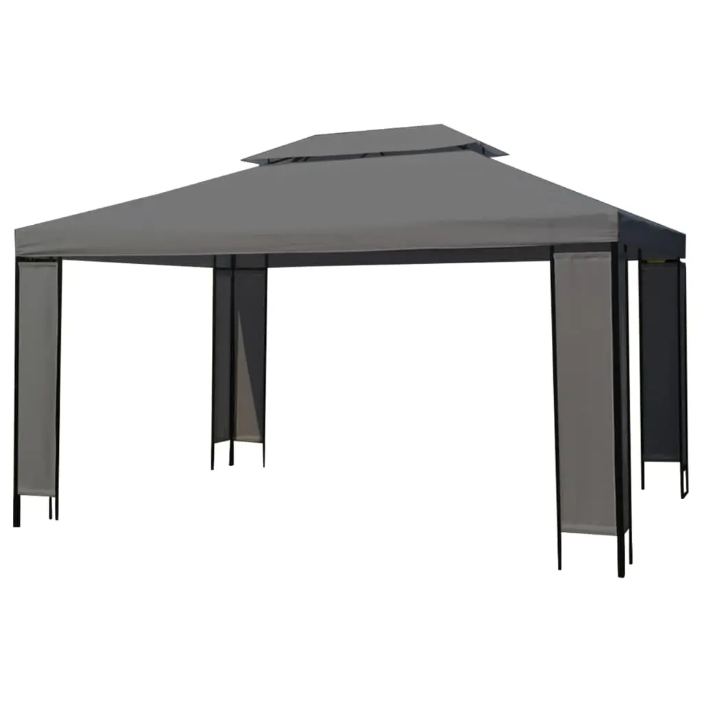 vidaXL Gazebo Anthracite 300×400 cm