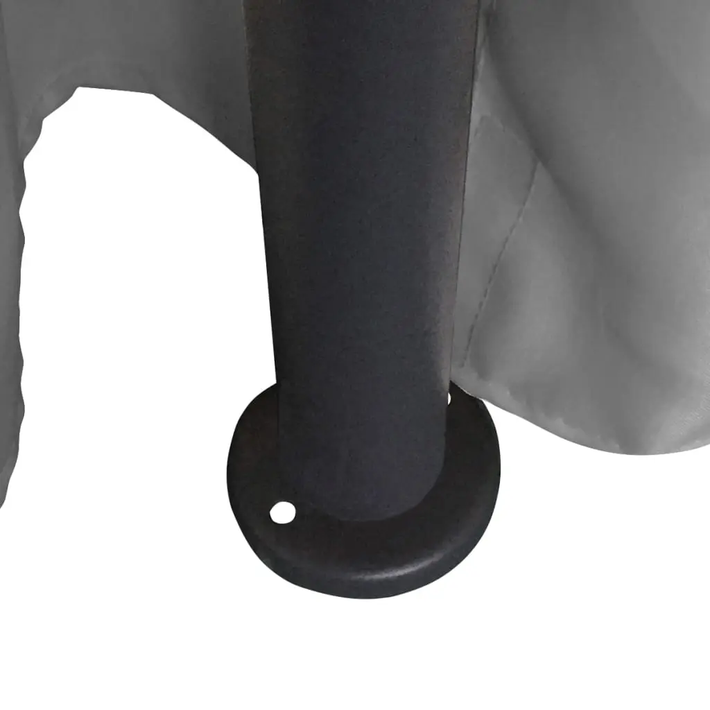 vidaXL Gazebo with Curtains Round 3.5×2.7 m Anthracite