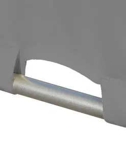 vidaXL Garden Pergola with Retractable Roof 300x300x225 cm Anthracite