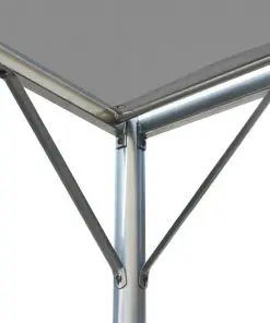 vidaXL Garden Pergola with Retractable Roof 300x300x225 cm Anthracite