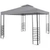 vidaXL Garden Gazebo Powder-Coated Steel 300x300x270m Anthracite vidaXL Garden Gazebo Powder-Coated Steel 300x300x270m Anthracite