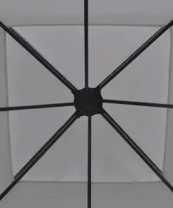 vidaXL Garden Gazebo Powder-Coated Steel 300x300x270m Anthracite