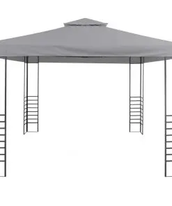 vidaXL Garden Gazebo Powder-Coated Steel 300x300x270m Anthracite
