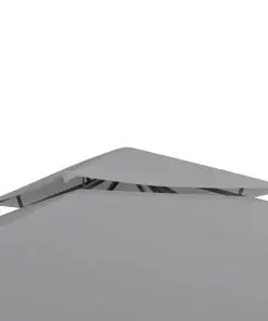 vidaXL Garden Gazebo Powder-Coated Steel 300x300x270m Anthracite