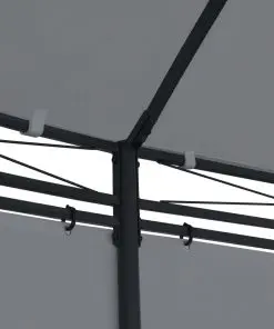 vidaXL Gazebo with Curtains 530x350x265 cm Anthracite