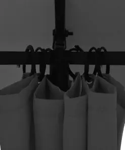 vidaXL Garden Marquee Pavilion Tent with Curtains Hexagonal 360×265 cm