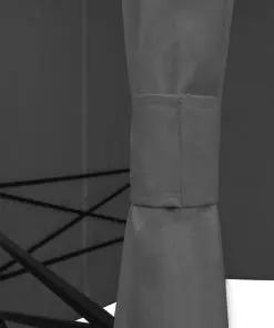 vidaXL Garden Marquee Pavilion Tent with Curtains Hexagonal 360×265 cm