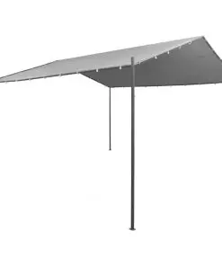 vidaXL Garden Gazebo Steel 400x400x260 cm Anthracite