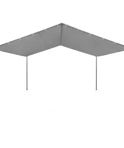 vidaXL Garden Gazebo Steel 400x400x260 cm Anthracite