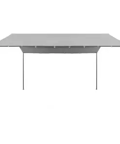 vidaXL Garden Gazebo Steel 400x400x260 cm Anthracite