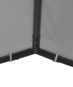 vidaXL Garden Gazebo Steel 400x400x260 cm Anthracite