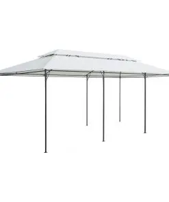 vidaXL Gazebo 600x298x270 cm White