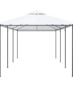 vidaXL Gazebo 600x298x270 cm White
