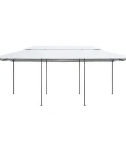 vidaXL Gazebo 600x298x270 cm White