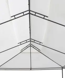 vidaXL Gazebo 600x298x270 cm White