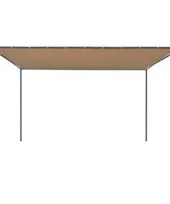 vidaXL Gazebo with Flat Roof 4x4x2,4 m Beige