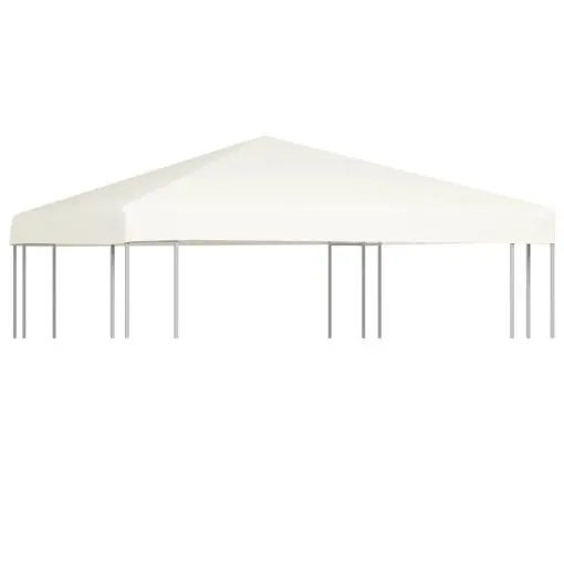 vidaXL Gazebo Top Cover 310 g/m² 3×3 m Cream White