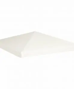 vidaXL Gazebo Top Cover 310 g/m² 3×3 m Cream White