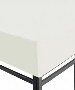 vidaXL Gazebo Top Cover 310 g/m² 3×3 m Cream White