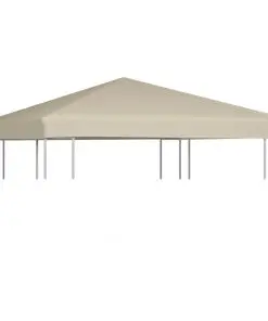 vidaXL Gazebo Top Cover 310 g/m² 3×3 m Brown