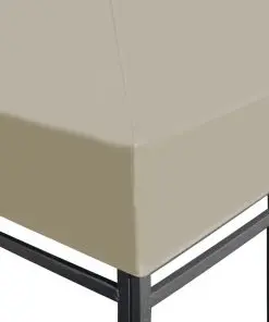 vidaXL Gazebo Top Cover 310 g/m² 3×3 m Brown