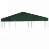 vidaXL Gazebo Top Cover 310 g/m² 3×3 m Green