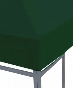 vidaXL Gazebo Top Cover 310 g/m² 3×3 m Green