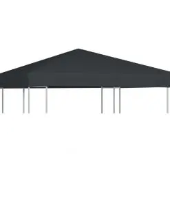 vidaXL Gazebo Top Cover 310 g/m² 3×3 m Grey