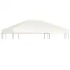 vidaXL Gazebo Top Cover 310 g/m² 4×3 m Cream White