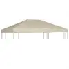 vidaXL Gazebo Top Cover 310 g/m² 4×3 m Beige