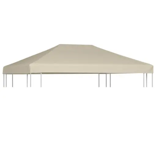 vidaXL Gazebo Top Cover 310 g/m² 4×3 m Brown