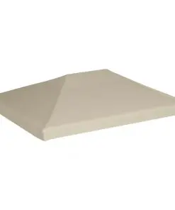 vidaXL Gazebo Top Cover 310 g/m² 4×3 m Brown