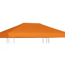 vidaXL Gazebo Top Cover 310 g/m² 4×3 m Orange