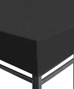 vidaXL Gazebo Top Cover 310 g/m² 4×3 m Grey
