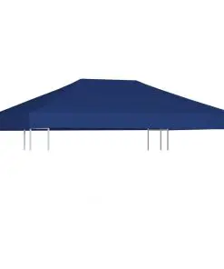 vidaXL Gazebo Top Cover 310 g/m² 4×3 m Blue