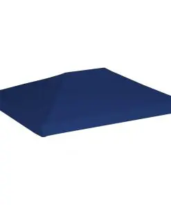 vidaXL Gazebo Top Cover 310 g/m² 4×3 m Blue