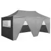 vidaXL Folding Pop-up Party Tent with Sidewalls 3×6 m Anthracite